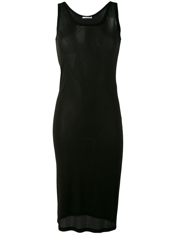 Givenchy - Fitted Tank Dress - Women - Polyamide/spandex/elastane/cupro - 38, Black, Polyamide/spandex/elastane/cupro