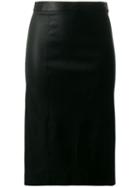 Joseph Straight Fitted Skirt - Black
