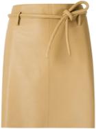 Egrey - Leather Skirt - Women - Leather - 40, Nude/neutrals, Leather
