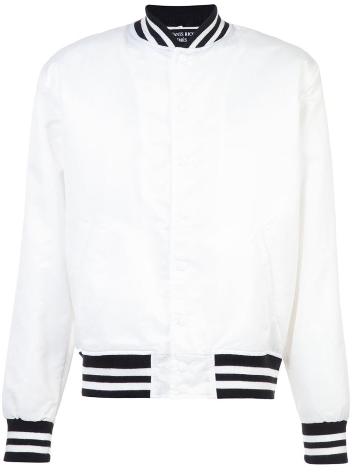 Enfants Riches Déprimés Embroidered Logo Bomber - White