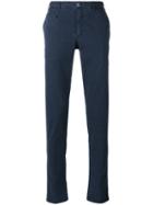 Pt01 - Classic Chinos - Men - Cotton/spandex/elastane - 46, Blue, Cotton/spandex/elastane