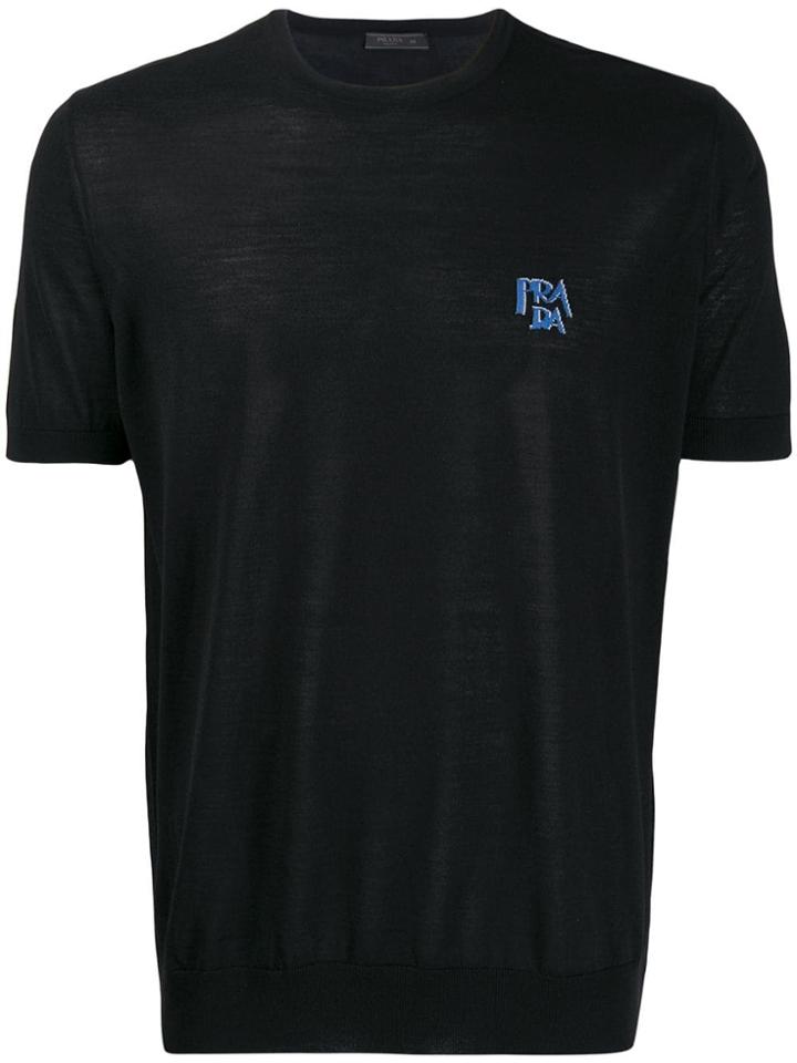 Prada Short-sleeved Jumper - Black