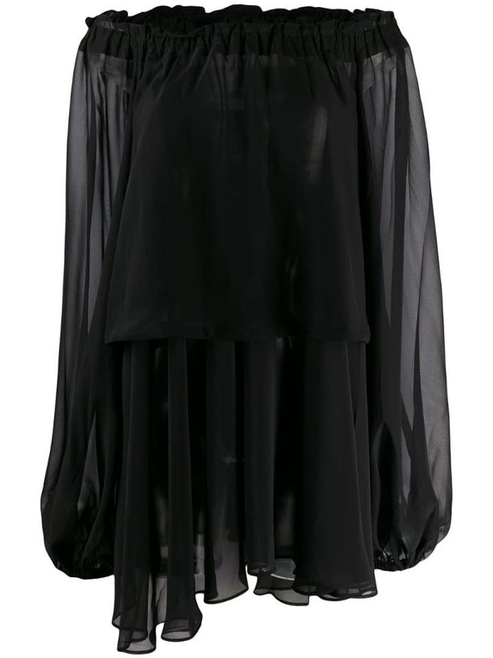 Rotate Off Shoulder Dress - Black