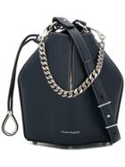 Alexander Mcqueen Small Bucket Bag - Blue
