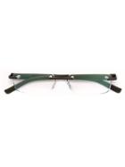 Tag Heuer Rectangular Frame Glasses, Brown, Acetate/rubber