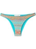 Cecilia Prado Crochet Bikini Bottom, Women's, Size: Medium, Blue, Viscose/acrylic/metallic Fibre/spandex/elastane