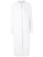 Osklen Side Slits Shirt Dress - White