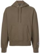 Gosha Rubchinskiy Logo Embroidered Hoodie - Green