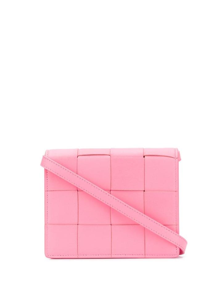 Bottega Veneta Cassette Crossbody Bag - Pink