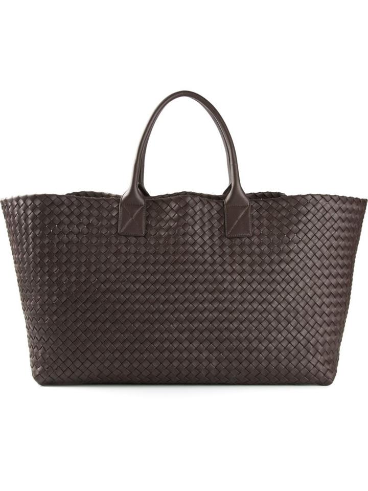 Bottega Veneta Intrecciato Shopper Tote