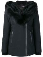 Mackage Fur Trimmed Puffer Jacket - Black