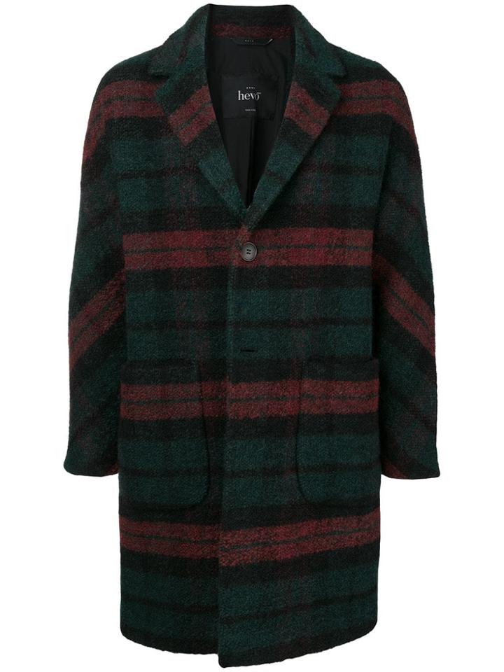 Hevo Check Coat - Green