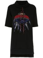 Andrea Bogosian Embroidered Sweat Dress - Black