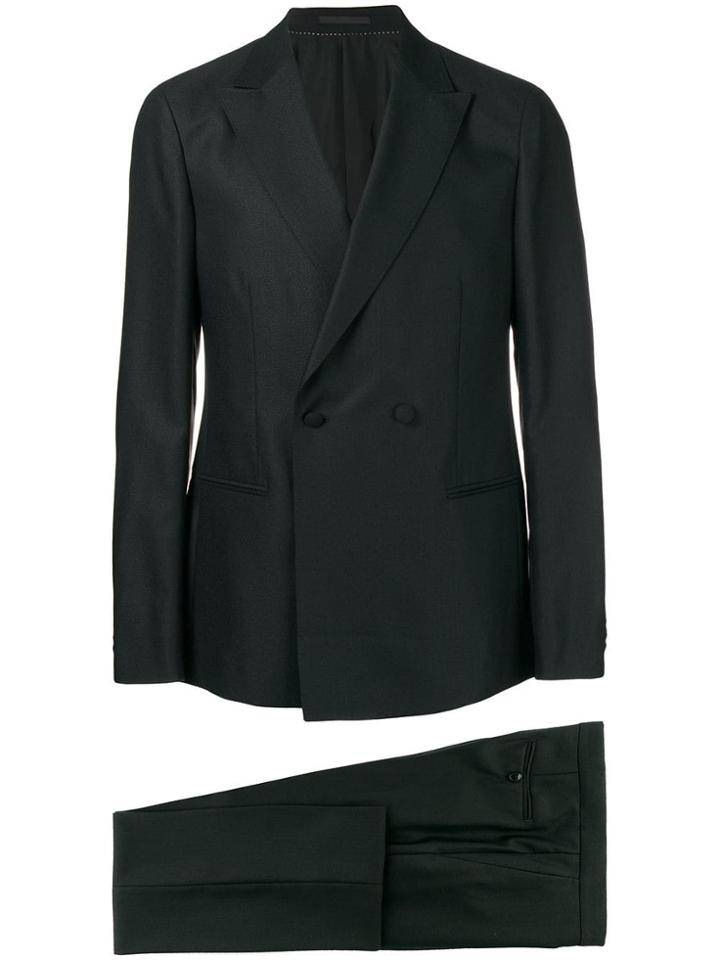Z Zegna Two Piece Formal Suit - Black
