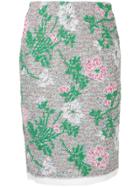 Coohem Botanical Jacquard Skirt - Green