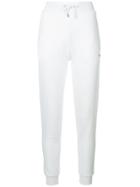 Maison Kitsuné Embroidered Logo Sweat Pants - White