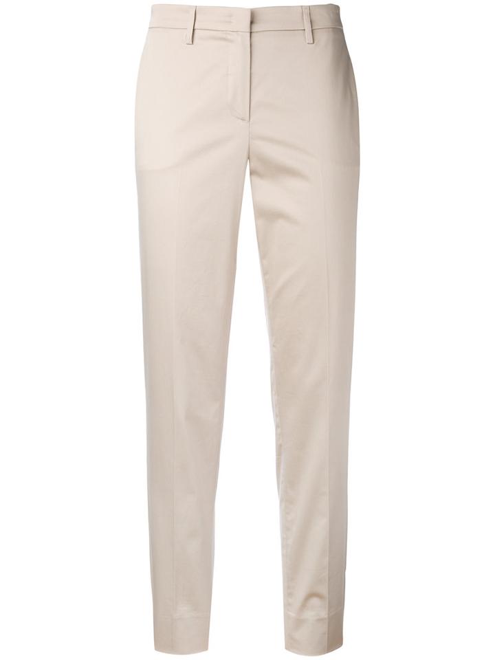 Fabiana Filippi - Tailored Trousers - Women - Cotton/polyester/spandex/elastane - 44, Nude/neutrals, Cotton/polyester/spandex/elastane