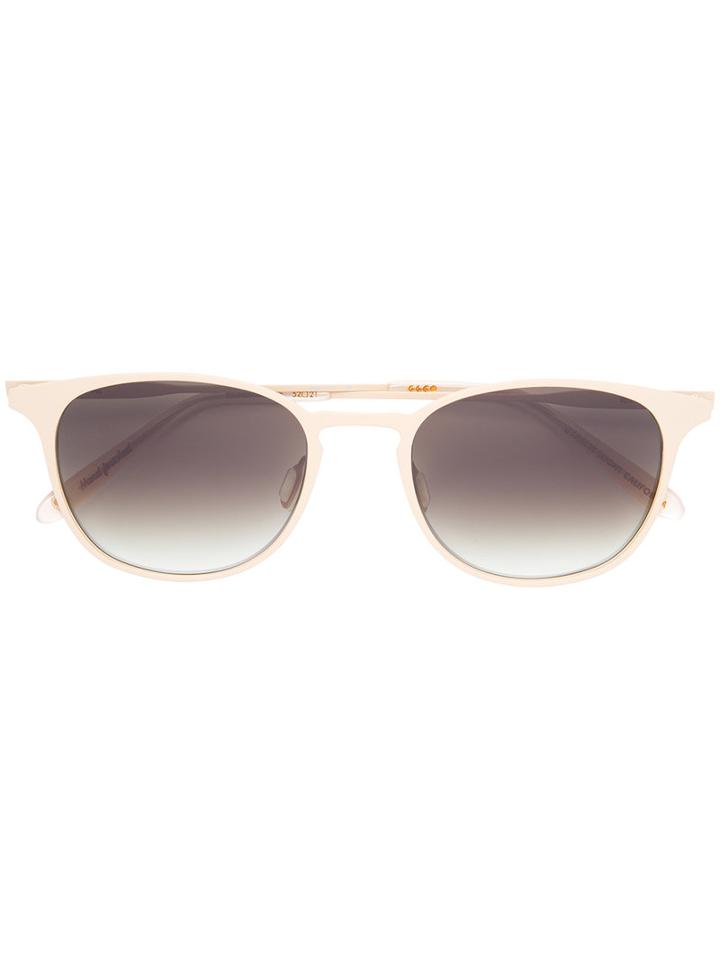 Garrett Leight - Kinney M Sunglasses - Unisex - Acetate/metal (other) - One Size, Nude/neutrals, Acetate/metal (other)