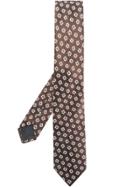 Ermenegildo Zegna Jacquard Tie - Brown