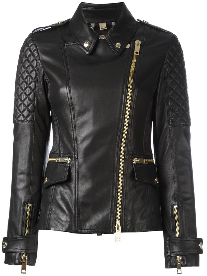 Burberry 'remmington' Biker Jacket - Black