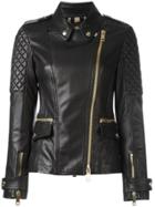 Burberry 'remmington' Biker Jacket - Black