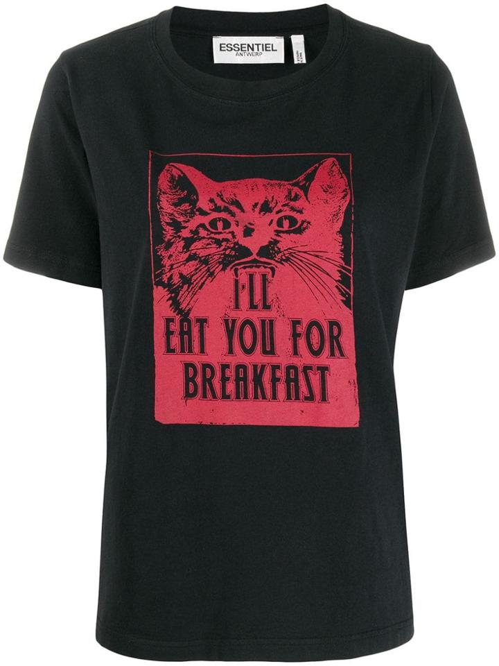 Essentiel Antwerp Tilili Printed T-shirt - Black