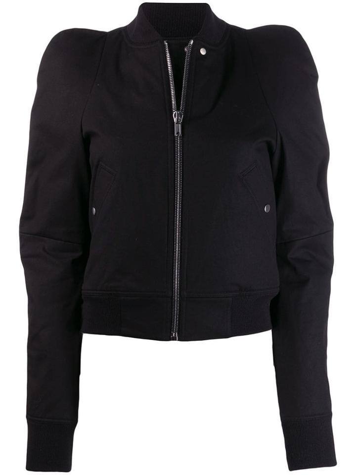 Rick Owens Structured Bomber Jacket - Black