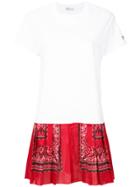 Red Valentino Bandana T-shirt Dress - White