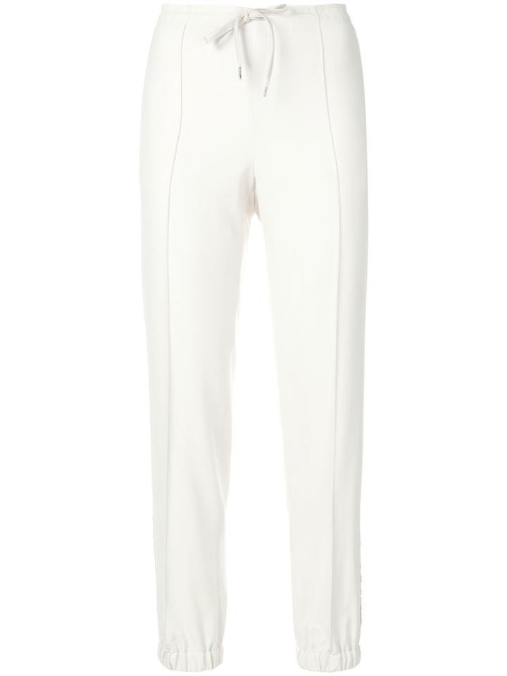 Ermanno Scervino Cropped Stripe Trousers - Nude & Neutrals