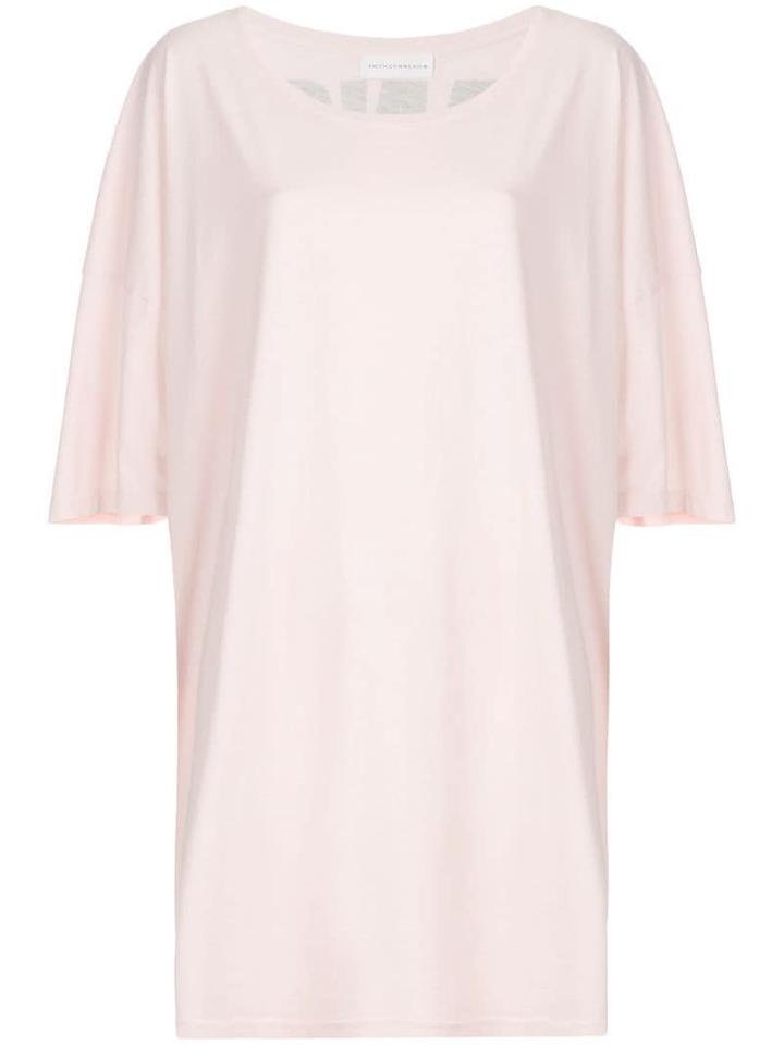 Faith Connexion Patch Back Oversized T-shirt - Pink