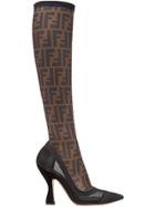 Fendi Colibrì Knee High Boots - Black