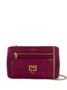 Givenchy Pocket Quilted Media Bag - Purple