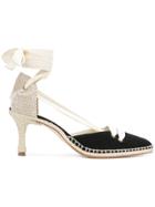 Manolo X Castaner Heeled Espadrilles - Black