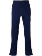 Aspesi - Xino Slim Ift Trousers - Men - Cotton - 48, Blue, Cotton