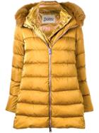 Herno Fur Trimmed Parka - Yellow