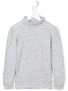 Stella Mccartney Kids 'maggie' Roll Neck T-shirt, Boy's, Size: 10 Yrs, Grey