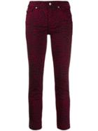 Liu Jo Leopard-print Skinny Jeans - Red