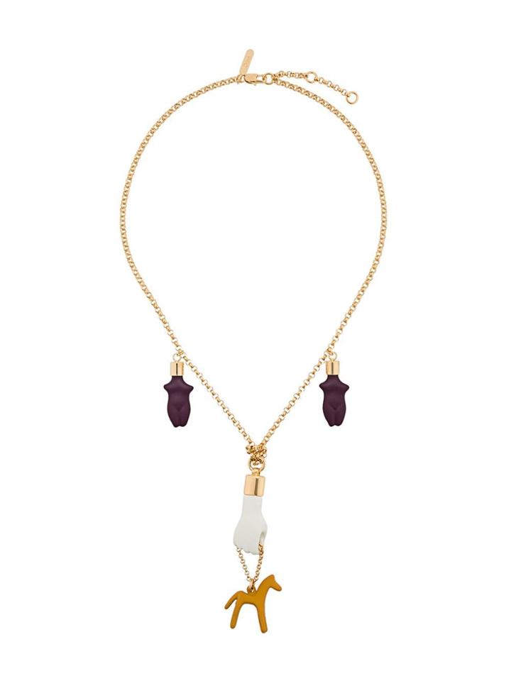 Chloé Multi-pendant Necklace - Gold