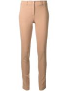 Michael Kors Skinny Trousers, Women's, Size: 0, Brown, Virgin Wool