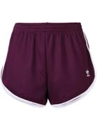 Adidas Stripe Detail Shorts - Pink & Purple