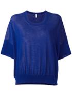 Boboutic - Shortsleeved Sweater - Women - Cotton - Xs, Pink/purple, Cotton