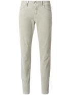 Alberto Biani Cropped Chino Trousers - Blue