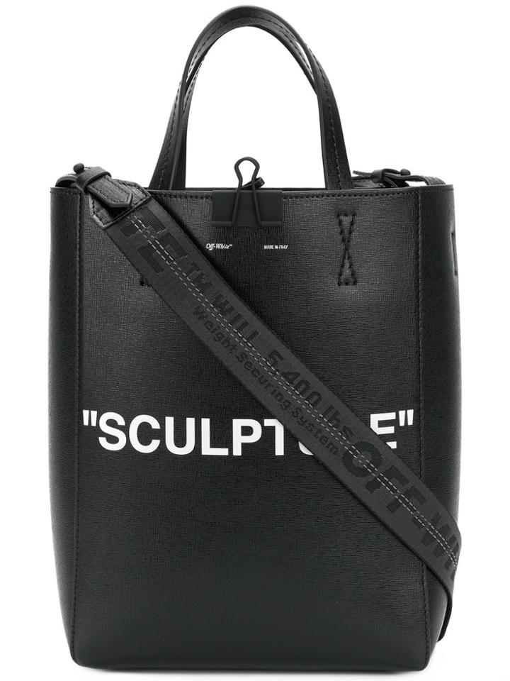 Off-white Sculpture Tote Bag - Black