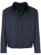 Brioni Contrast Collar Jacket - Blue