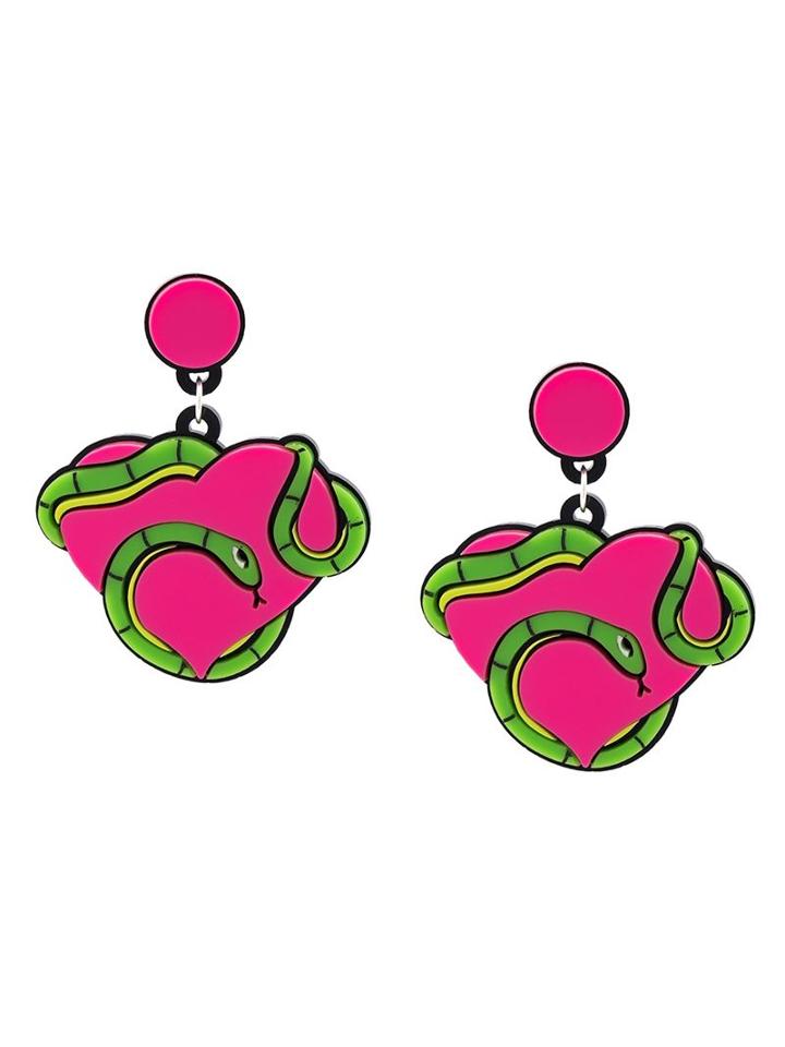 Yazbukey 'snake Heart' Earrings