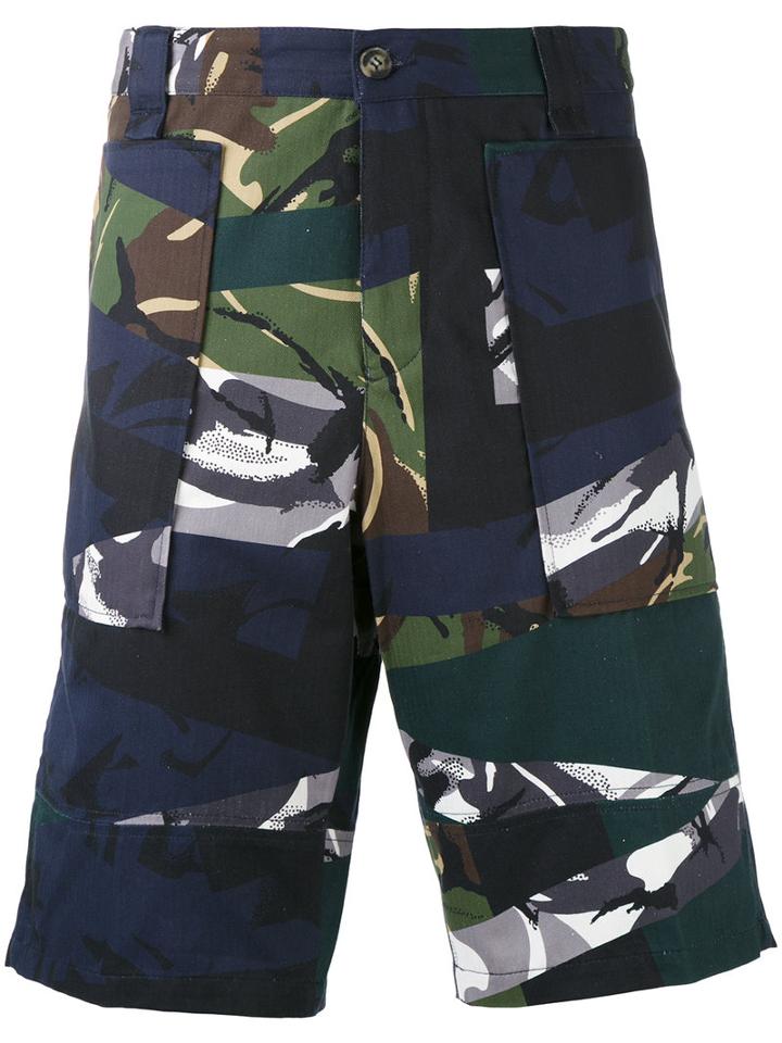 Kenzo - Cargo Shorts - Men - Cotton - 50, Blue, Cotton