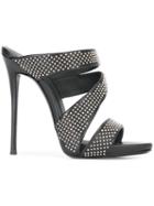 Giuseppe Zanotti Design Stud Embellished Stiletto Mules
