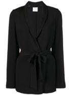 Forte Forte Classic Belted Blazer - Black
