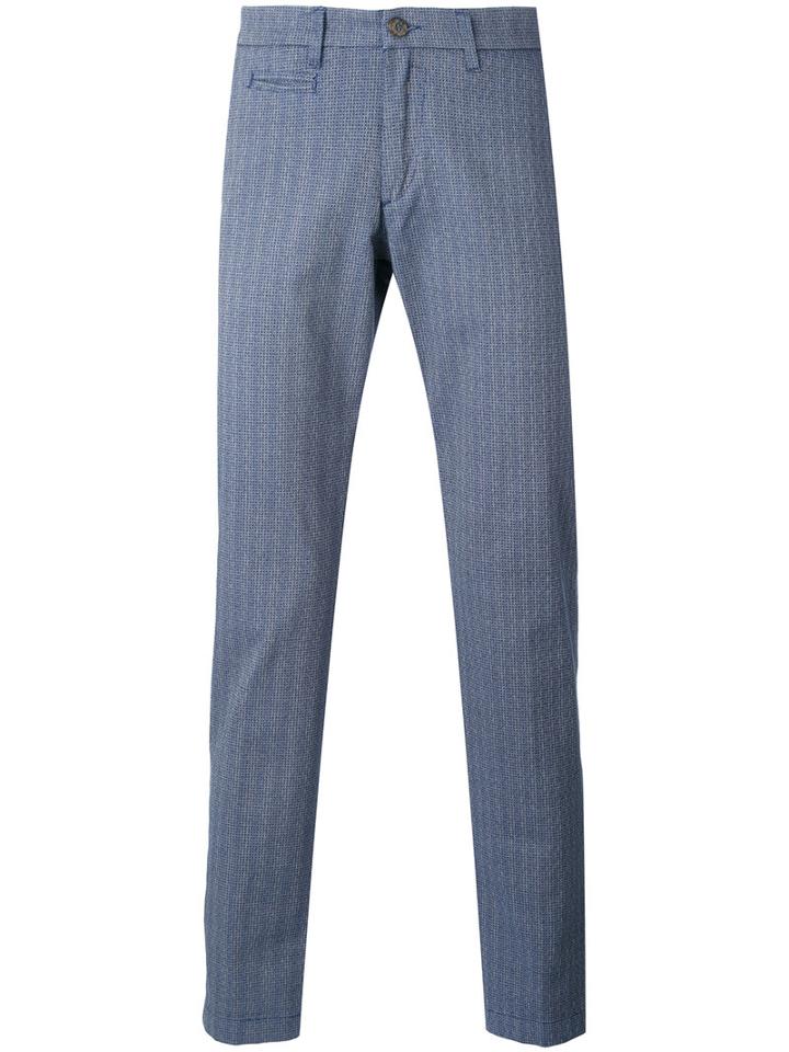 Re-hash - Ridmark Chino Trousers - Men - Cotton/elastodiene - 35, Blue, Cotton/elastodiene