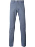 Re-hash - Ridmark Chino Trousers - Men - Cotton/elastodiene - 35, Blue, Cotton/elastodiene